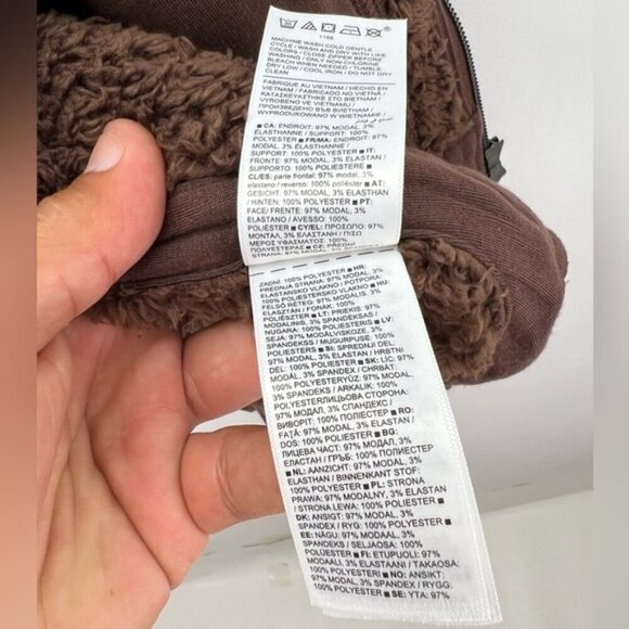 🩷 Athleta - Women's Westbound Sherpa Jacket - Mahogany. Size: M/P. NWT. - Picture 6 of 14